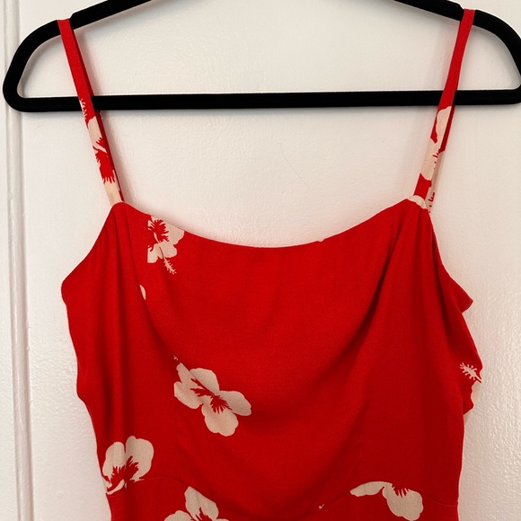 Reformation dress in hibiscus print - Picture 2 of 5